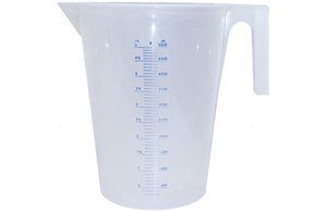 Messbecher transparent, 5 Liter